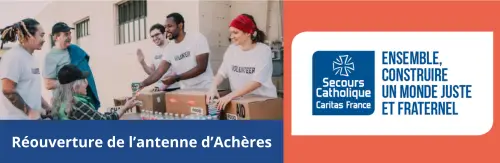 Lire la suite à propos de l’article Réouverture de l’antenne locale du Secours Catholique d’Achères